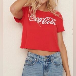Garage "Coca Cola" Boxy Cropped Tee